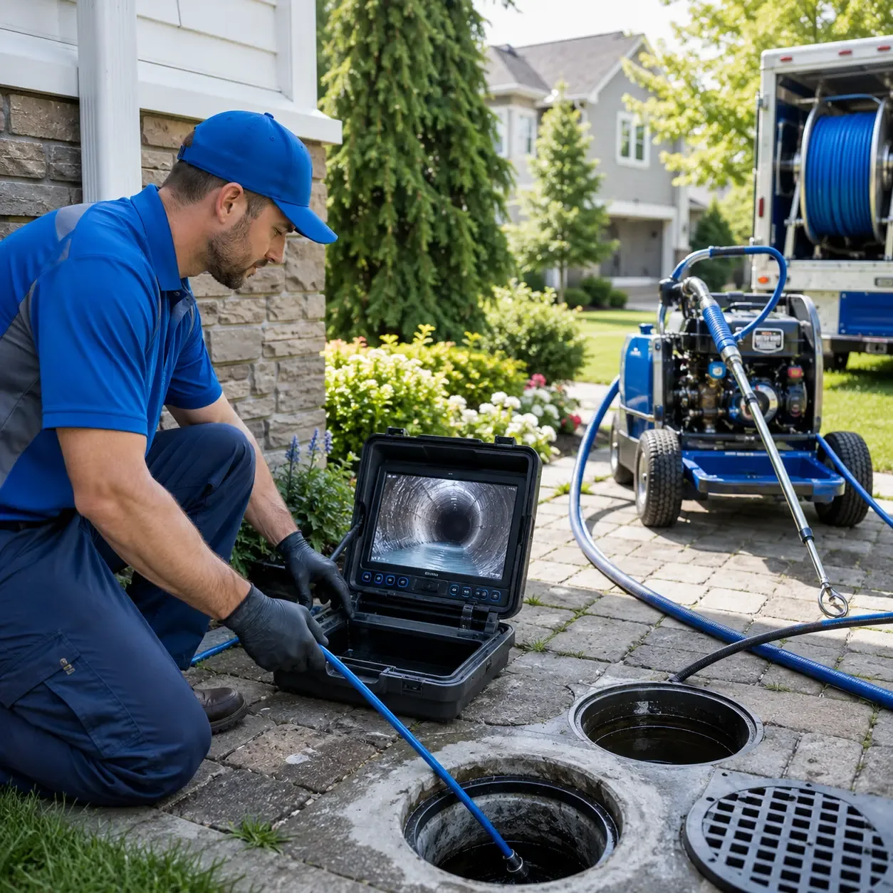 Outdoor drain cleaning professionals serving Holly Bluff, MS